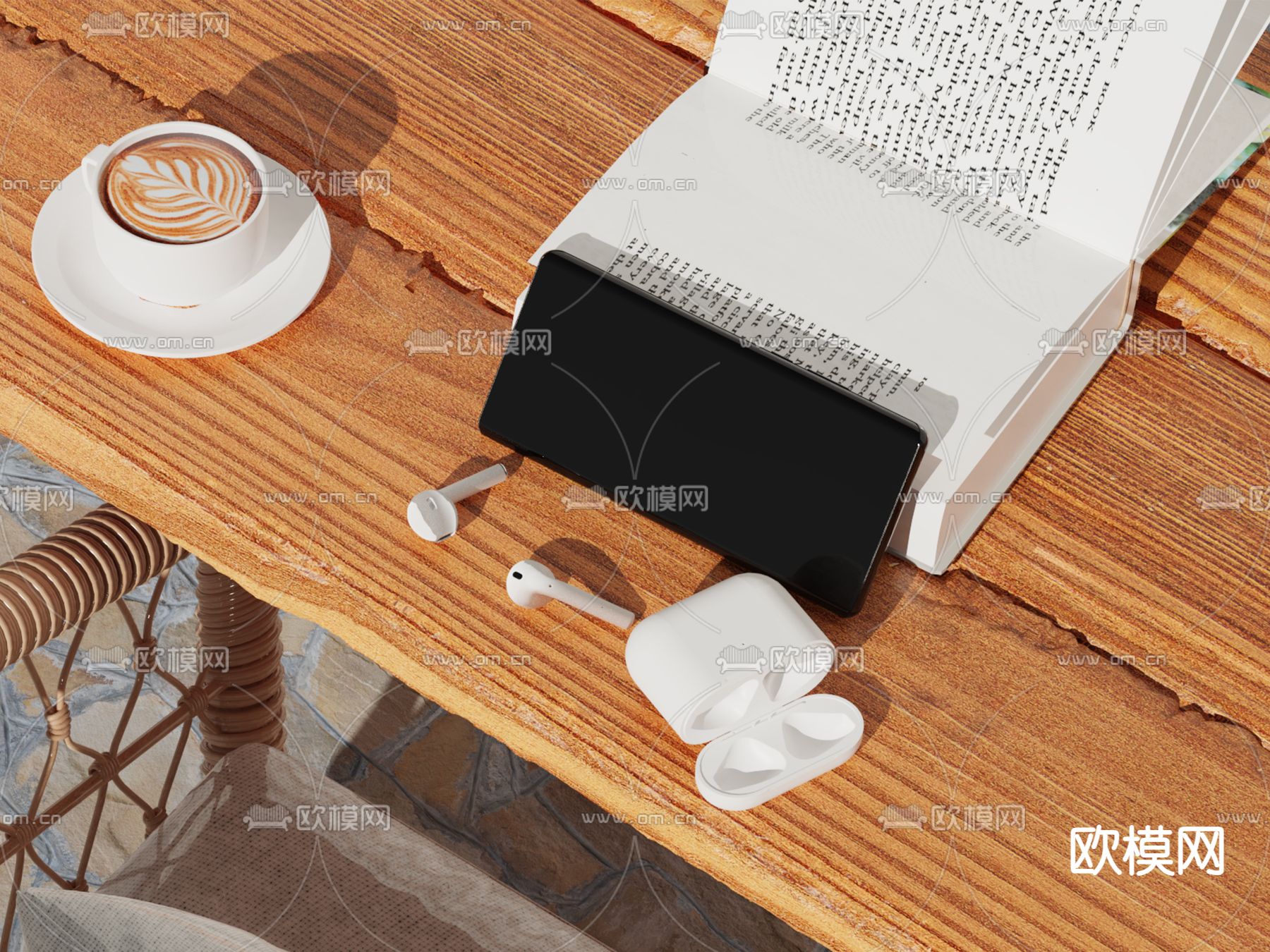 手机 蓝牙耳机3d模型下载