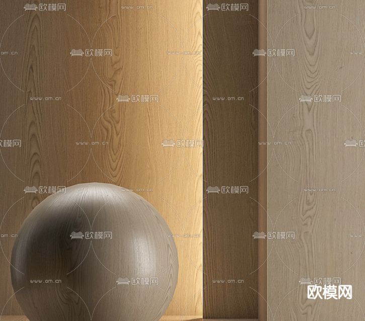 木纹砖 木饰面免费3d模型下载