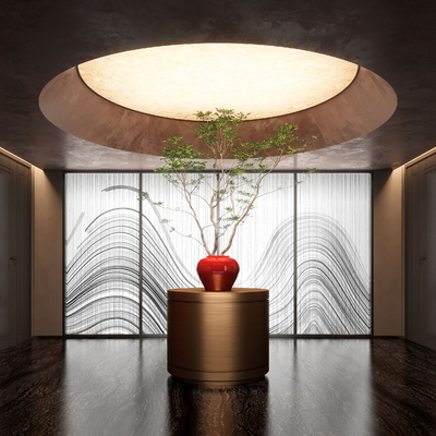  酒店过道su模型 