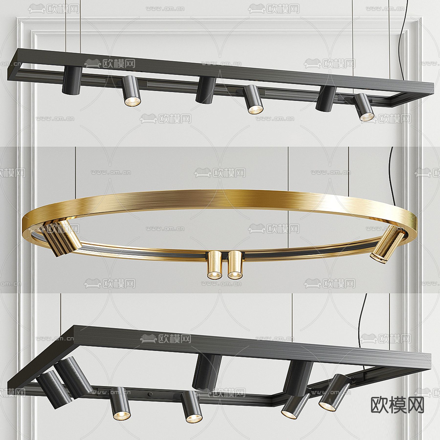 创意吊灯 大堂灯 装饰灯3d模型下载