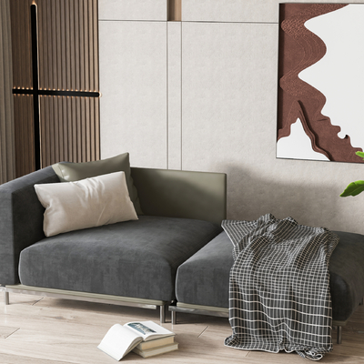  现代贵妃椅su模型 