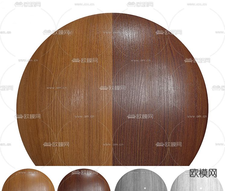 木纹 木漆面 木饰面免费3d模型下载