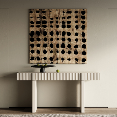  侘寂风装饰画su模型 