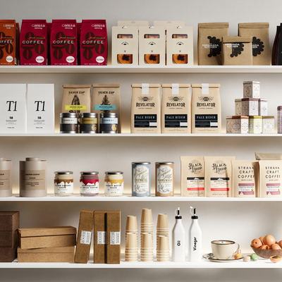  咖啡用品 咖啡豆su模型 