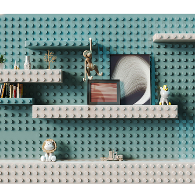  现代儿童装饰柜su模型 