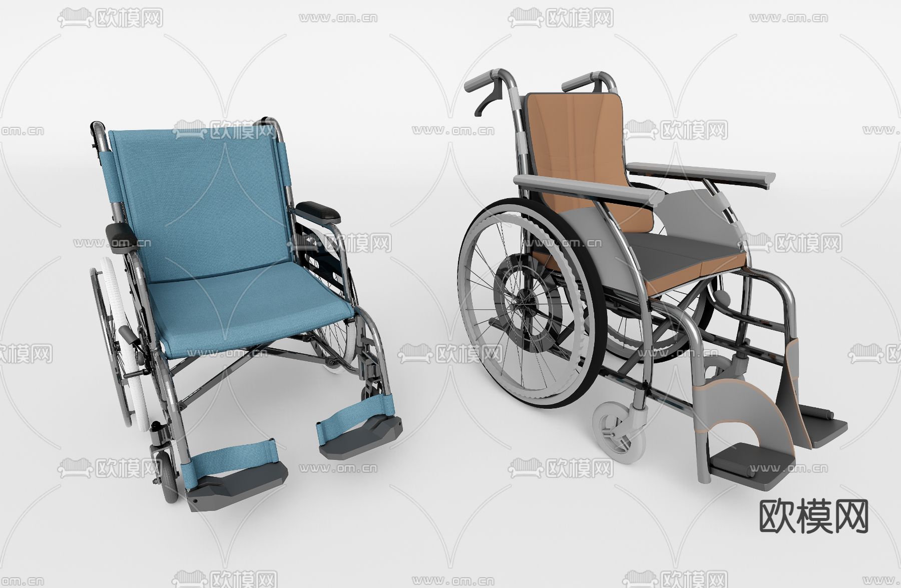 轮椅3d模型下载