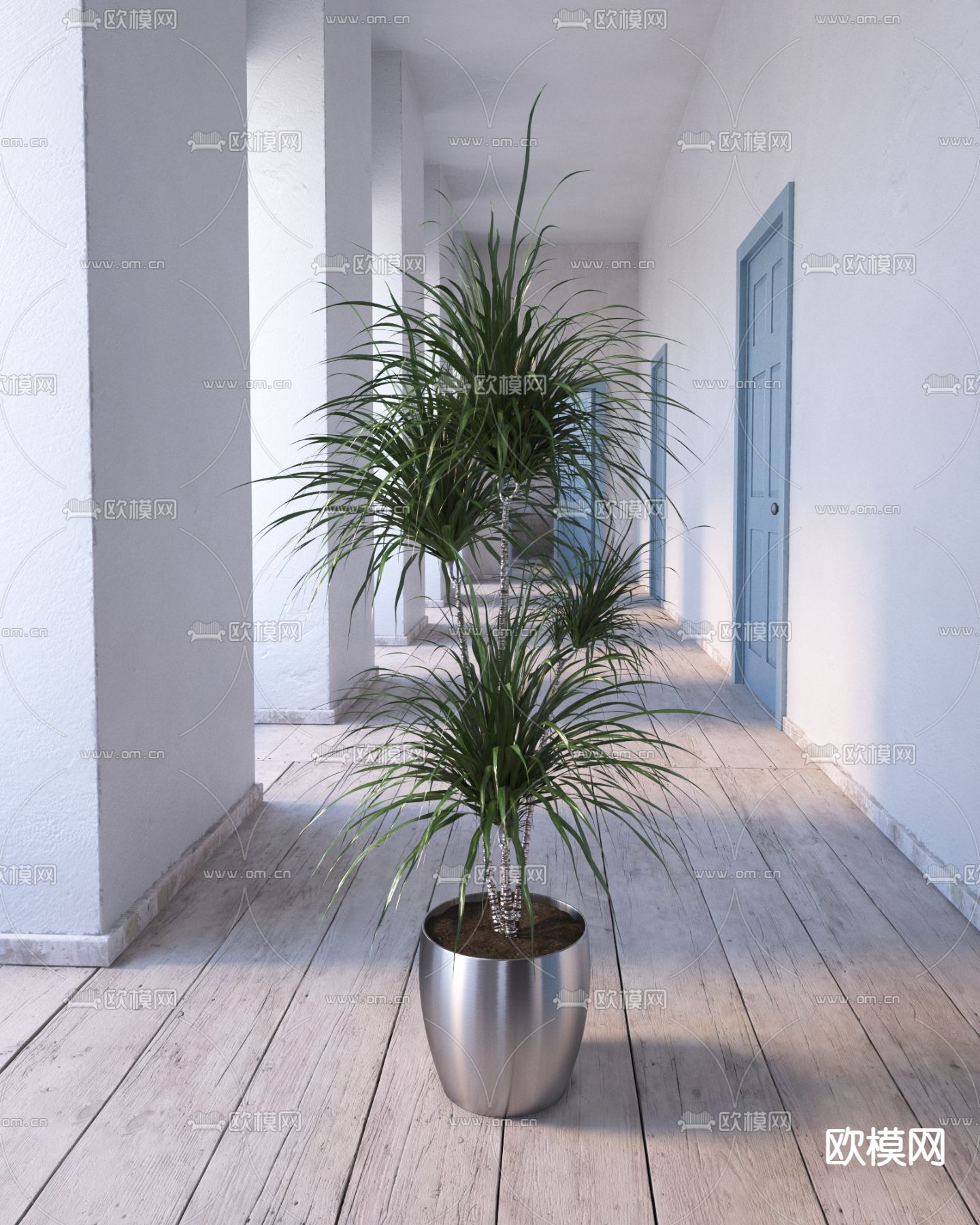 盆栽 盆景 绿植3d模型下载