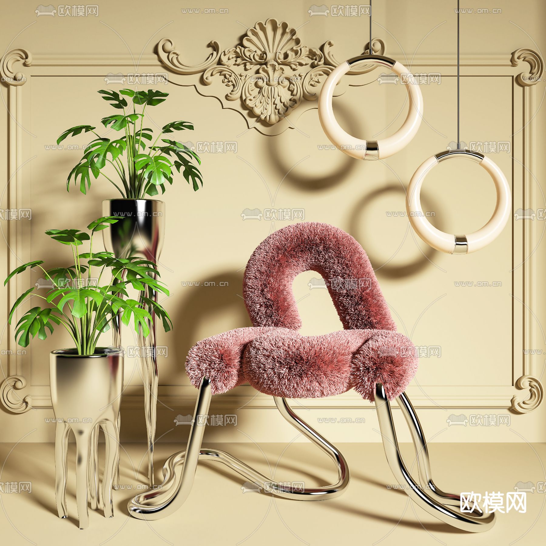 创意椅子 休闲椅3d模型下载