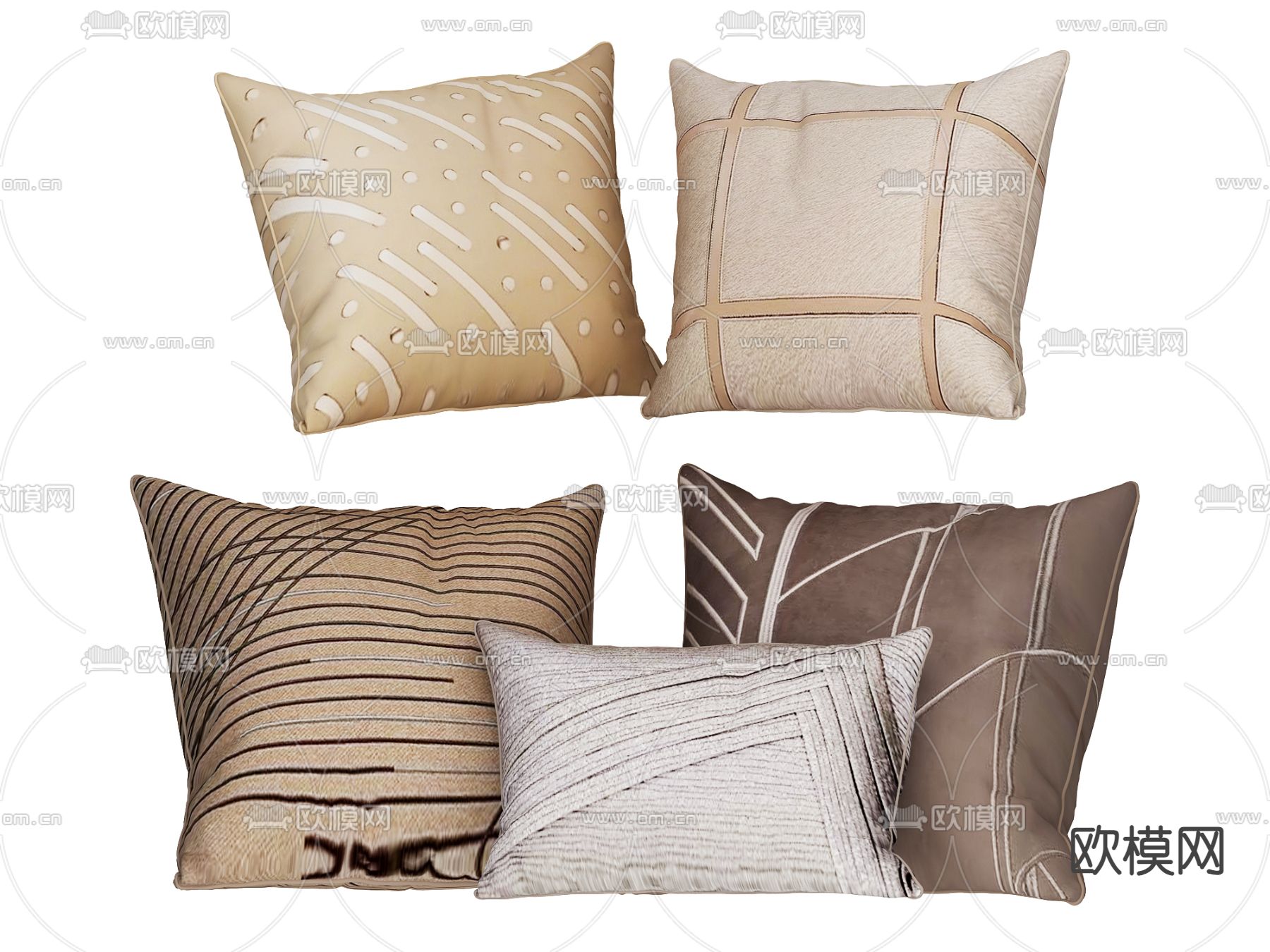 抱枕 枕头 靠枕3d模型下载