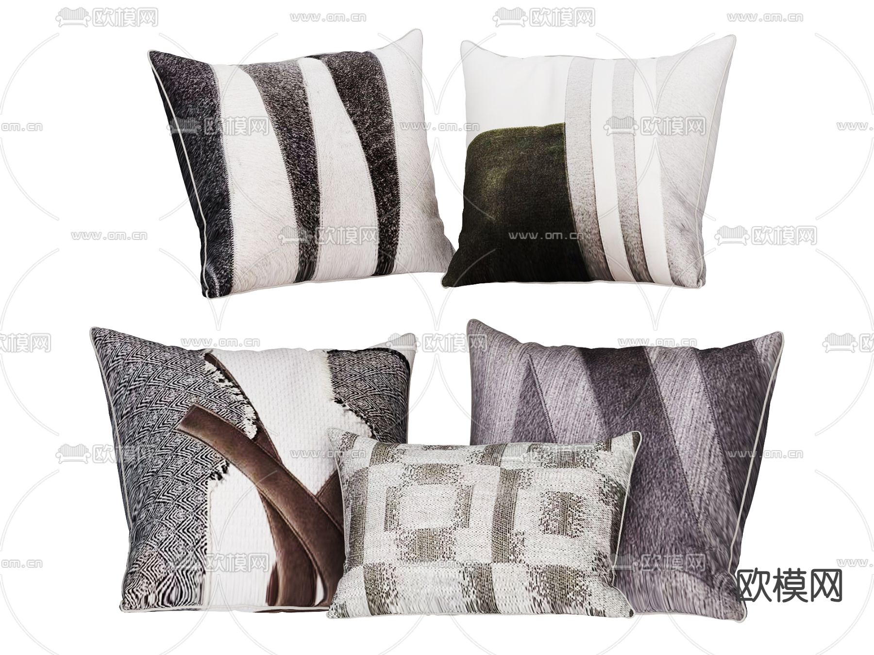 抱枕 靠枕 枕头3d模型下载