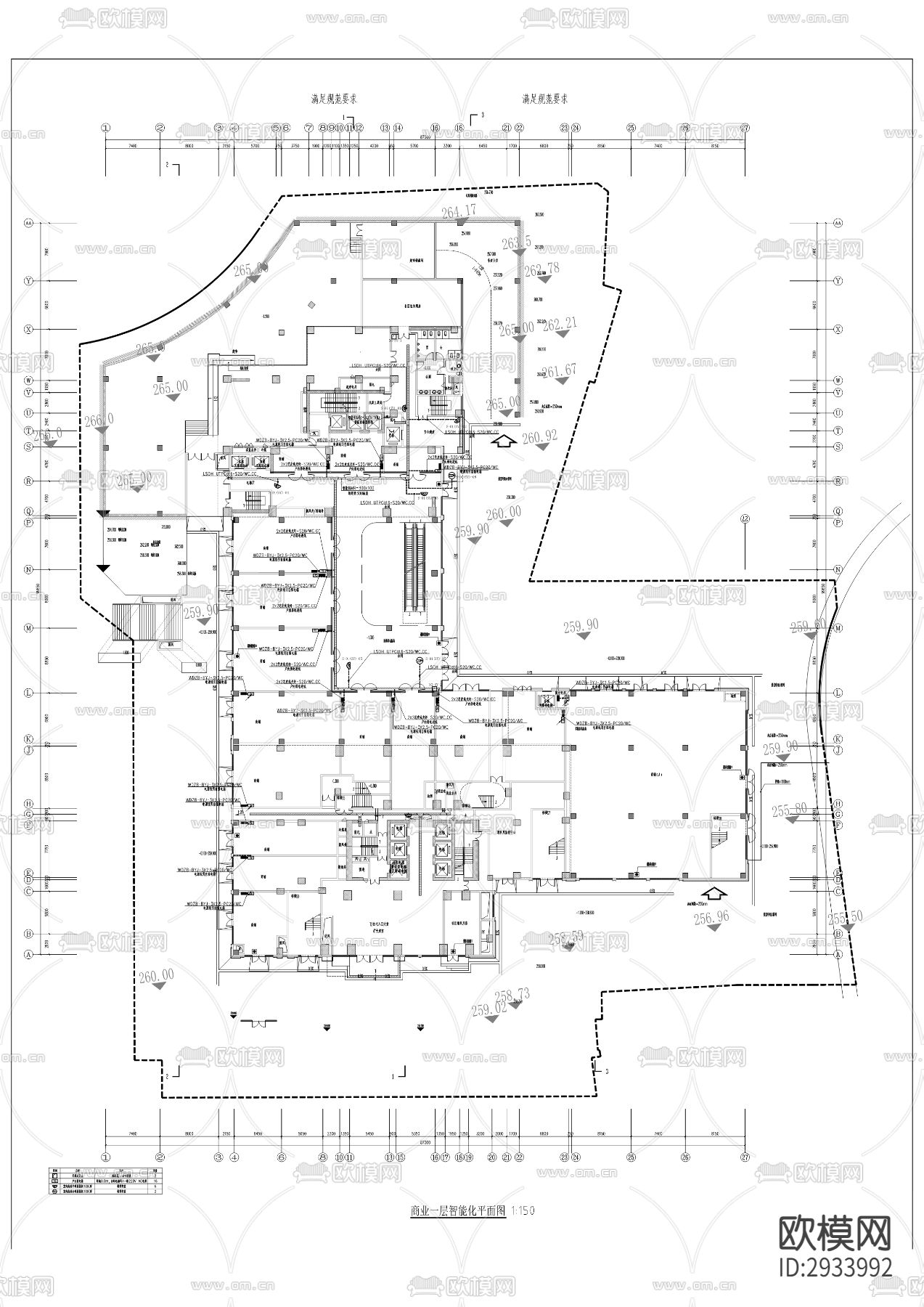 水市巷项目智慧小区工程cad施工图下载（渲染图2）