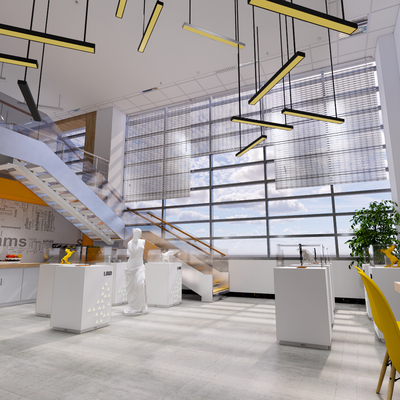  工作空间 工作室su模型 