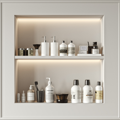  洗漱用品su模型 