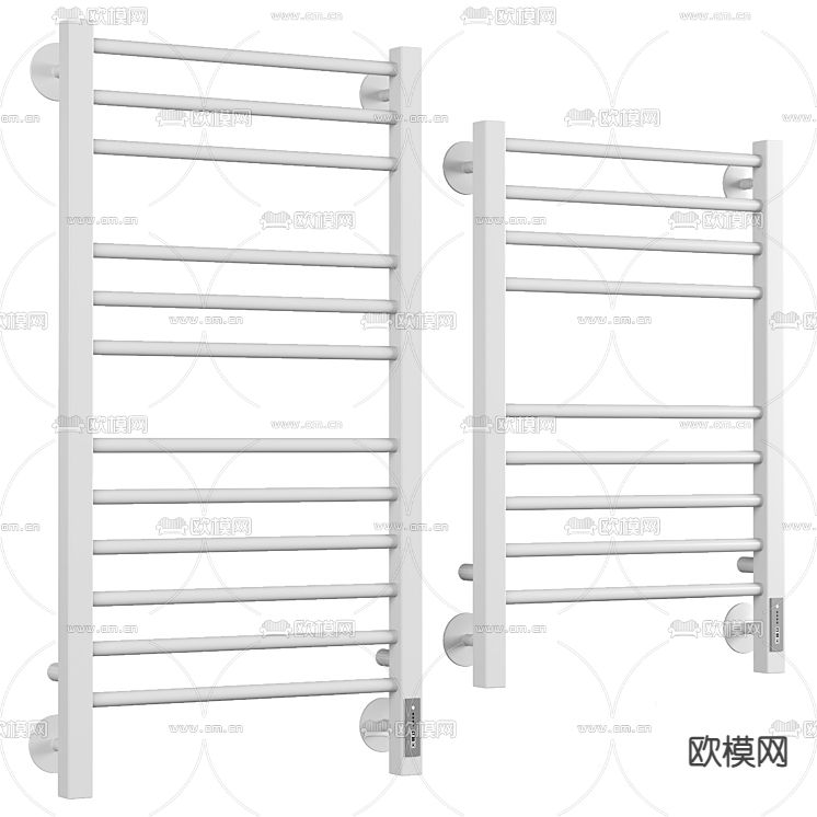 电热毛巾架免费3d模型下载