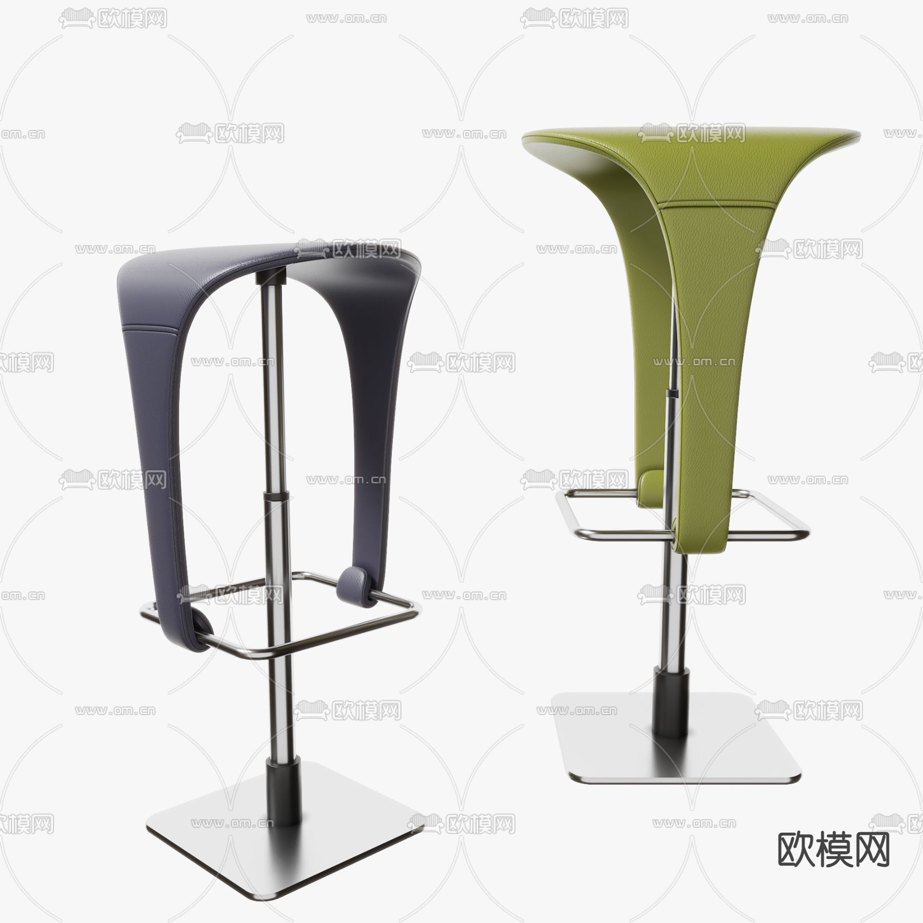 吧椅 吧凳 高脚凳3d模型下载