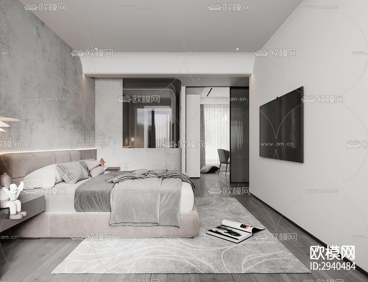 高级灰平层效果图下载（渲染图8）