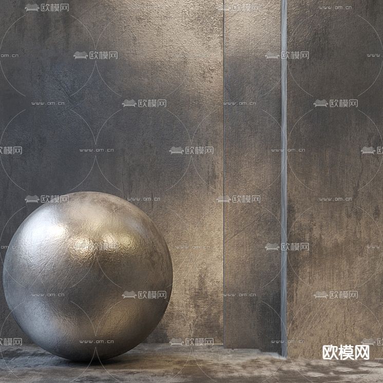 肌理漆 水泥漆免费3d模型下载