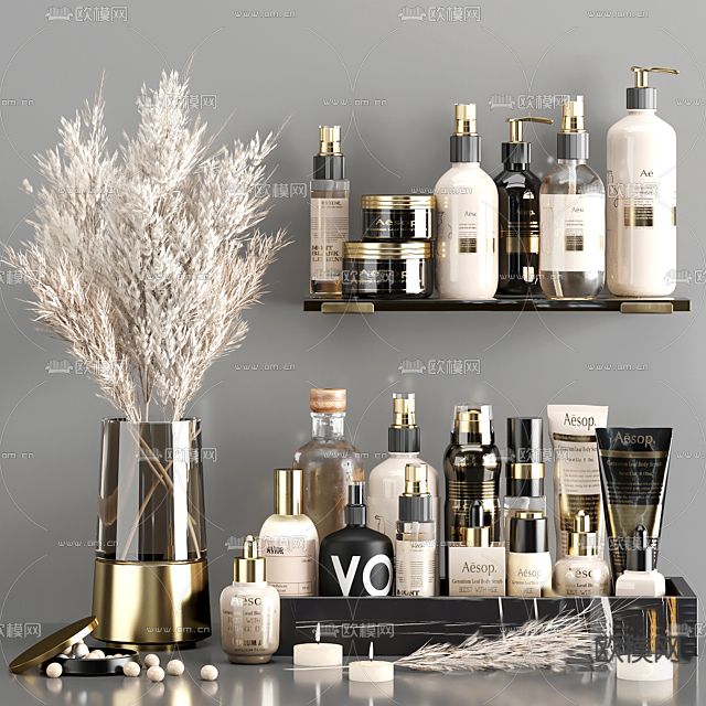 洗浴用品 洗涤用品免费3d模型下载