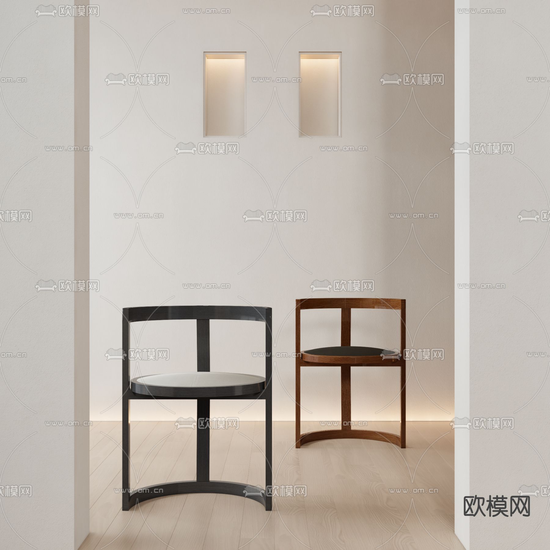 椅子 餐椅3d模型下载