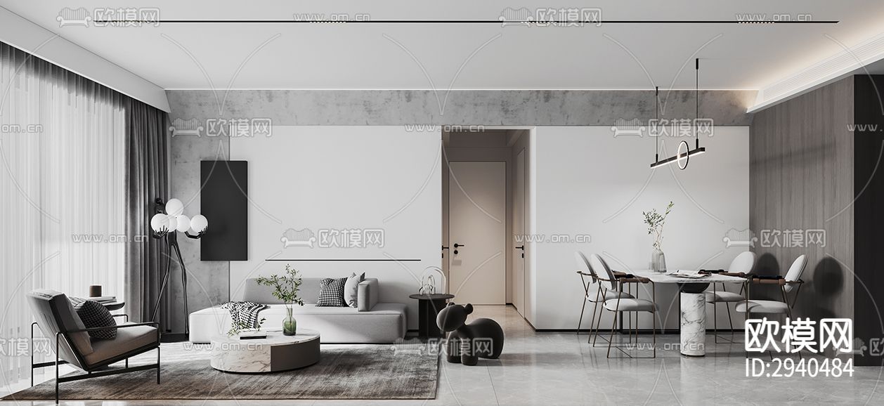 高级灰平层效果图下载（渲染图1）