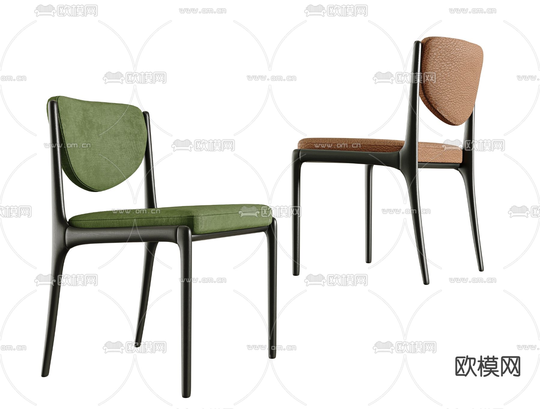 现代椅子 餐椅3d模型下载