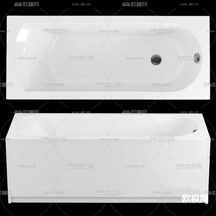 浴缸免费3d模型下载