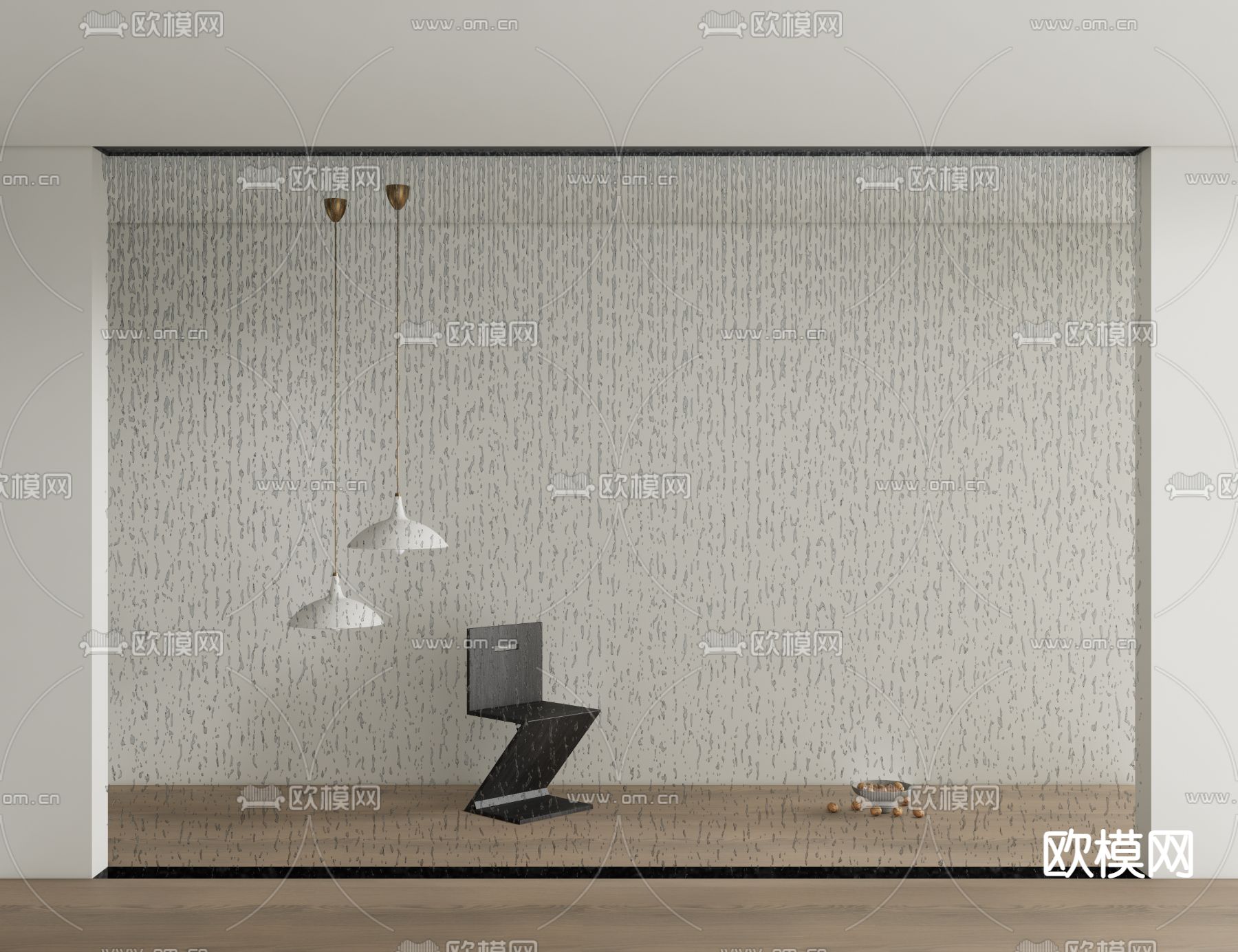 水幕帘 雨水喷泉3d模型下载