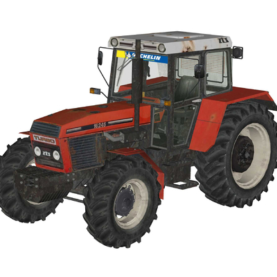  大型拖拉机su模型 