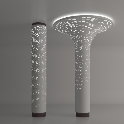  异形柱子 装饰柱 造型柱su模型 