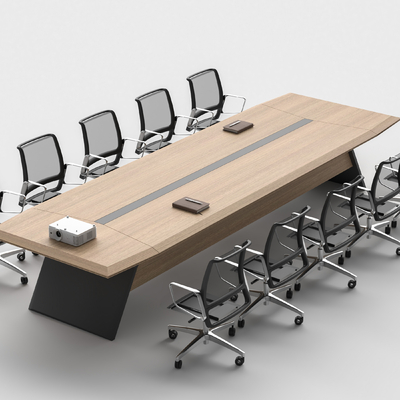 现代会议桌椅su模型
