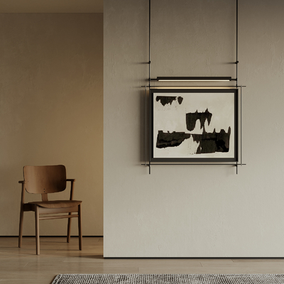  中古风装饰画su模型 