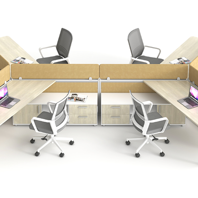  现代办公桌椅su模型 