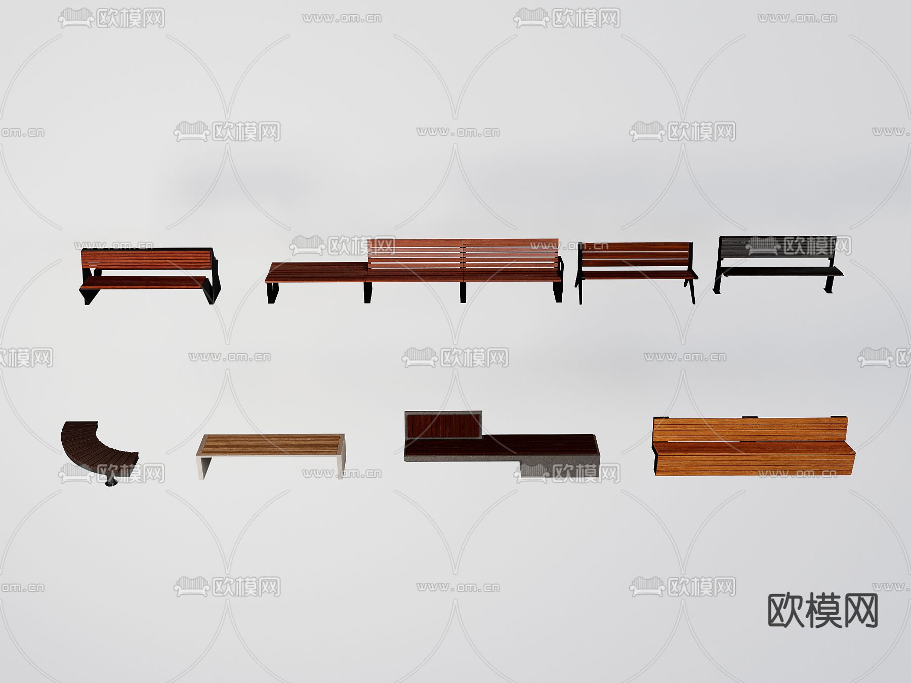 户外椅子su模型下载（渲染图2）