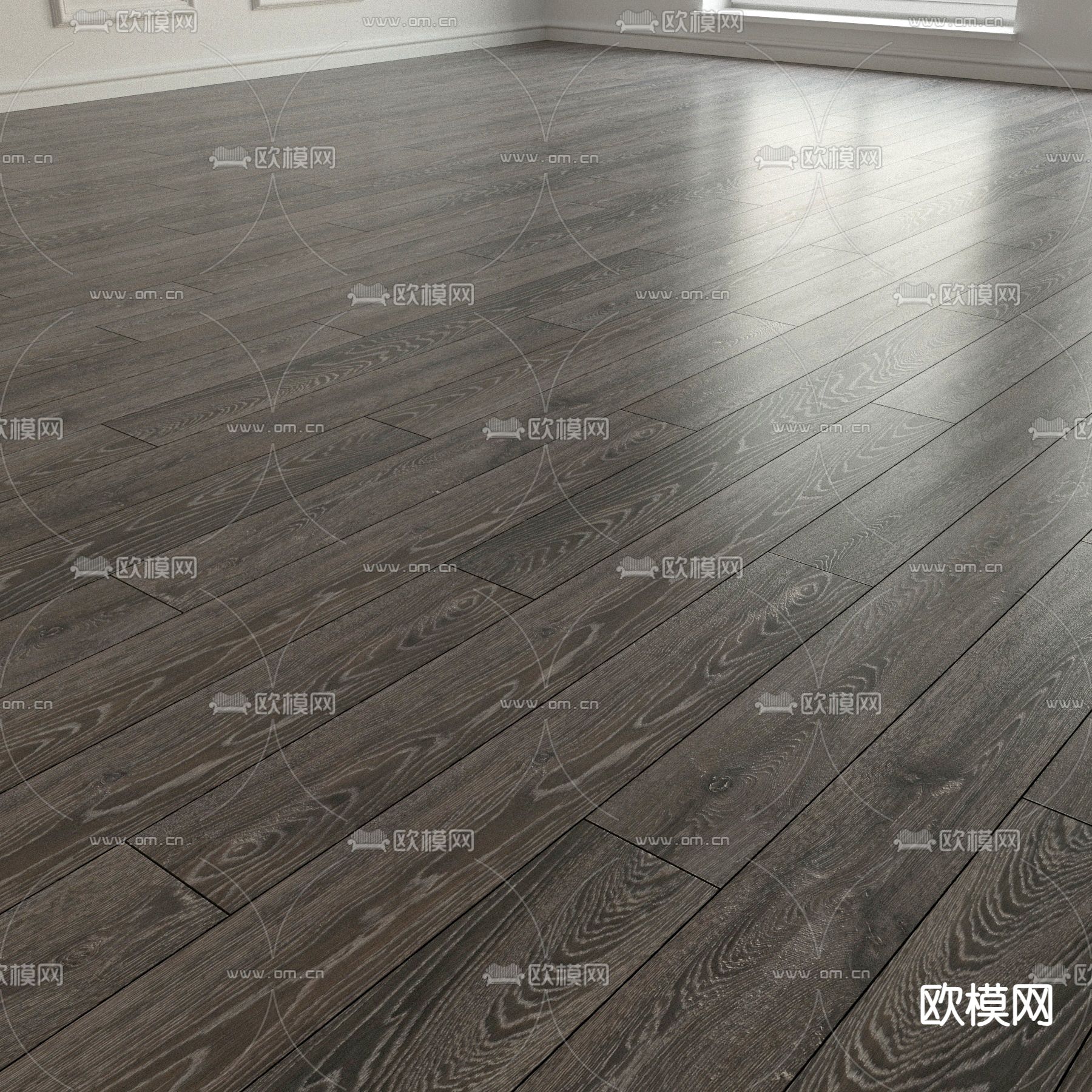 仿古木地板3d模型下载（渲染图2）