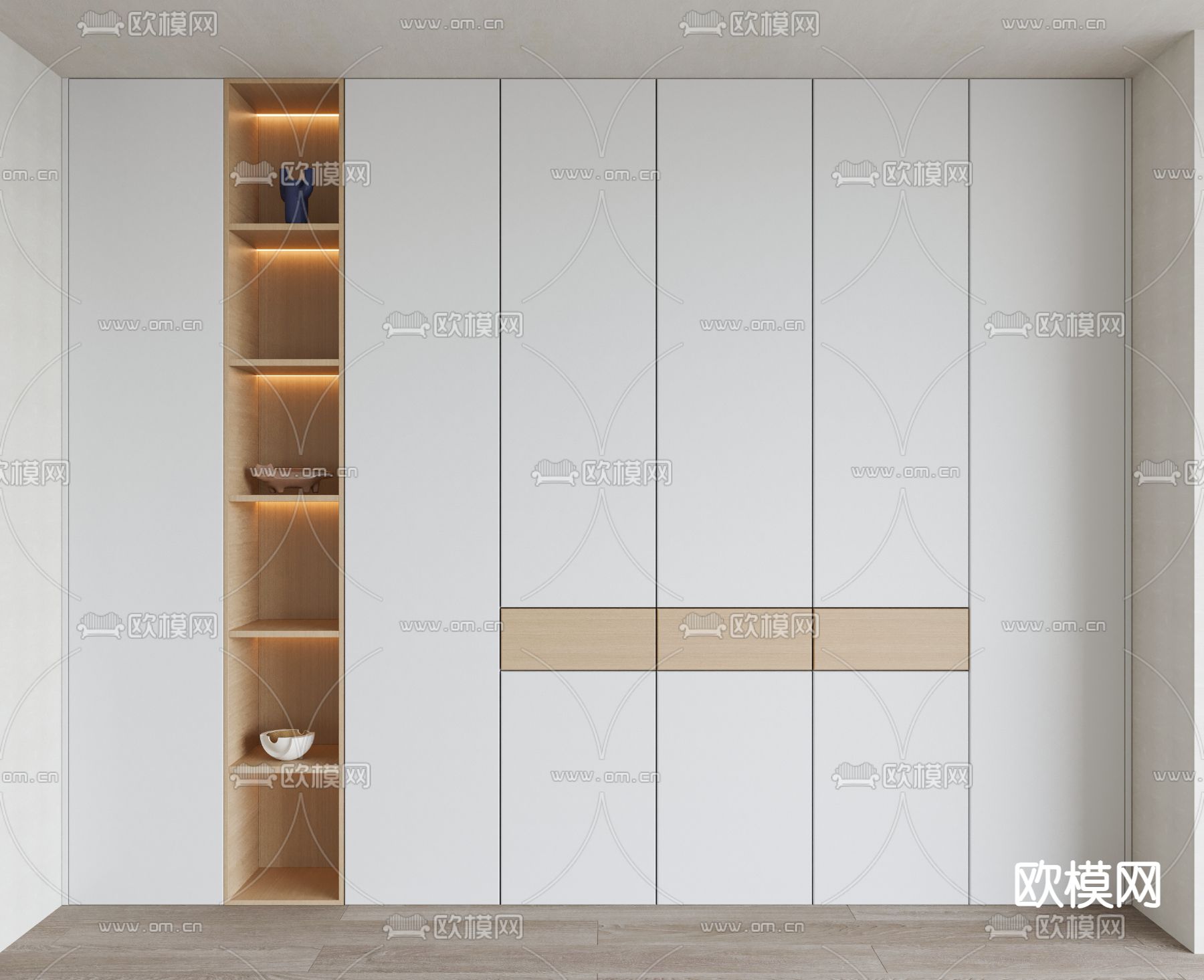 玄关鞋柜 装饰柜3d模型下载