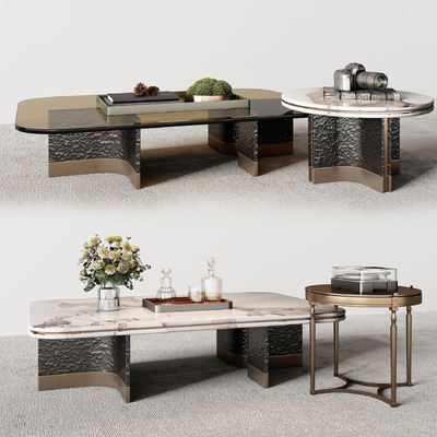  Minotti 茶几su模型 