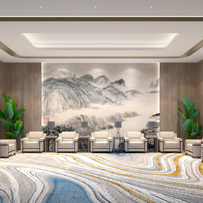  贵宾接待室su模型 