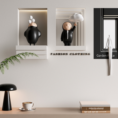  雕塑 摆件 潮玩 卡通公仔su模型 