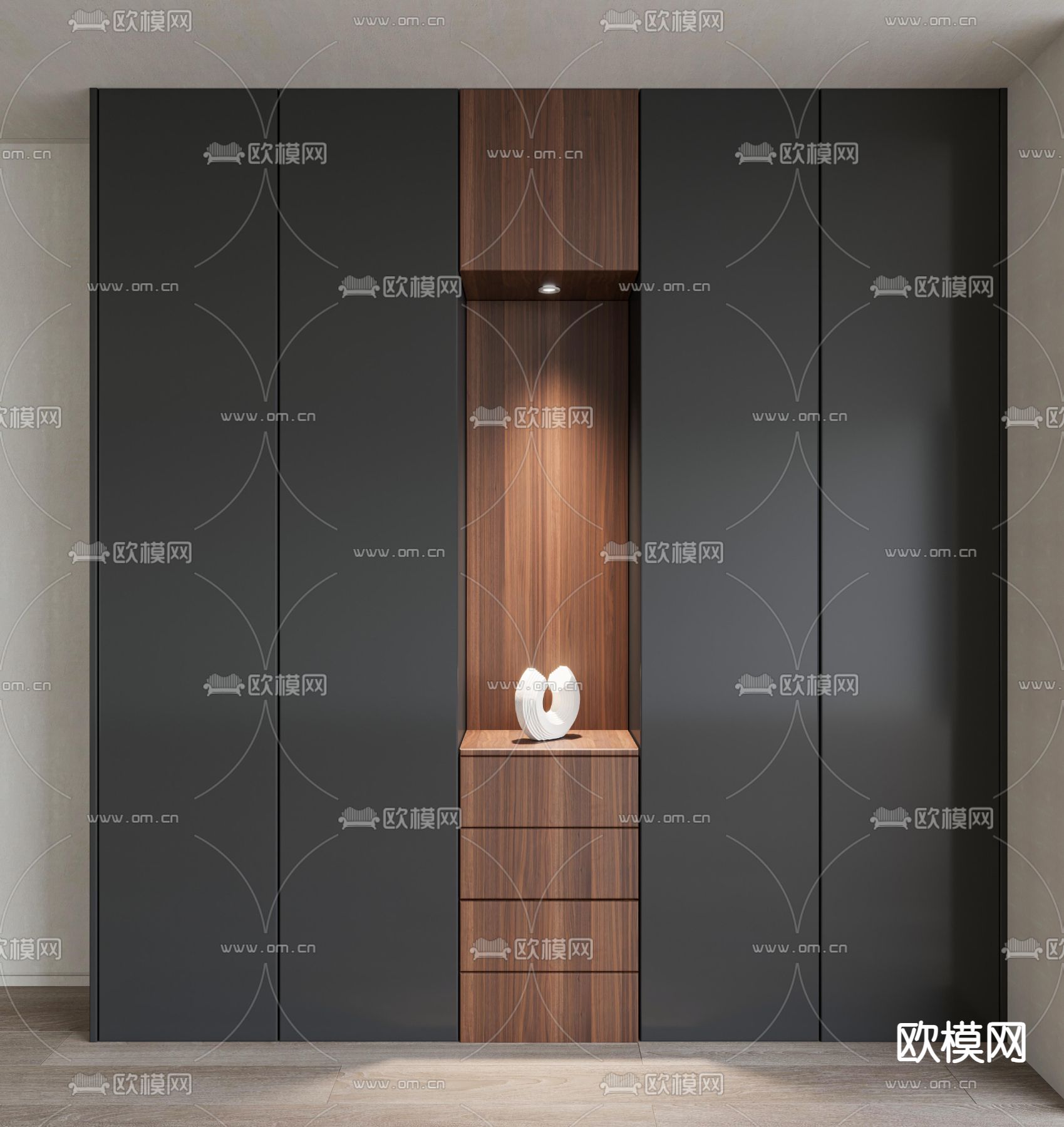 玄关柜 装饰柜 陈列柜3d模型下载