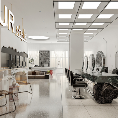  现代理发店su模型 