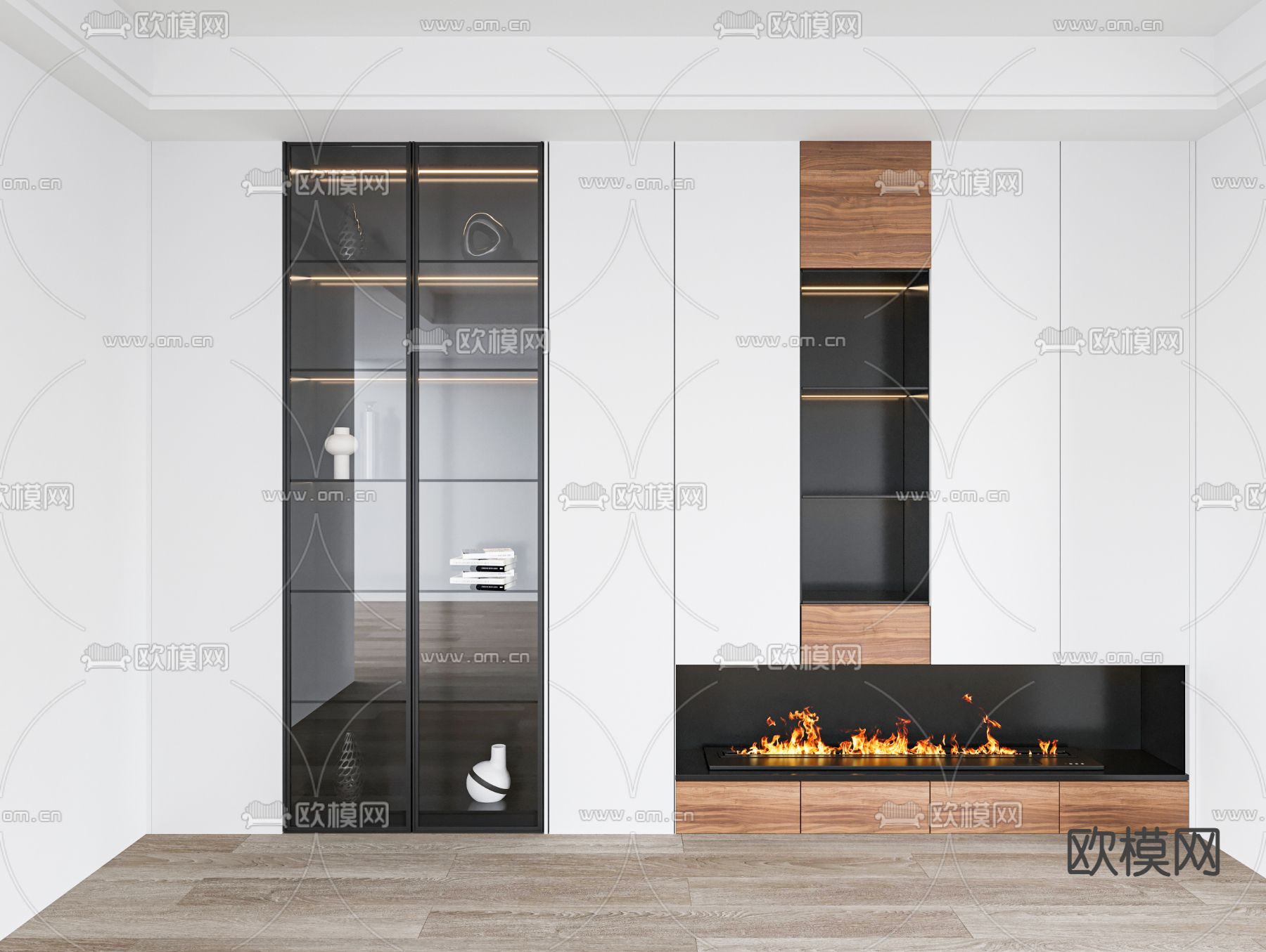 玄关鞋柜 装饰柜3d模型下载