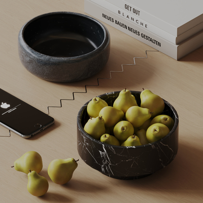  水果果盘 梨子su模型 