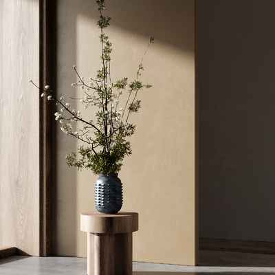 侘寂风花瓶 花艺su模型