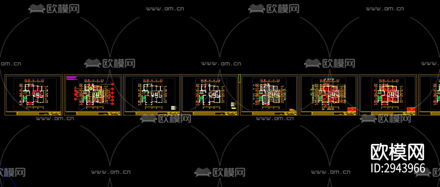 家装cad施工图下载（渲染图3）