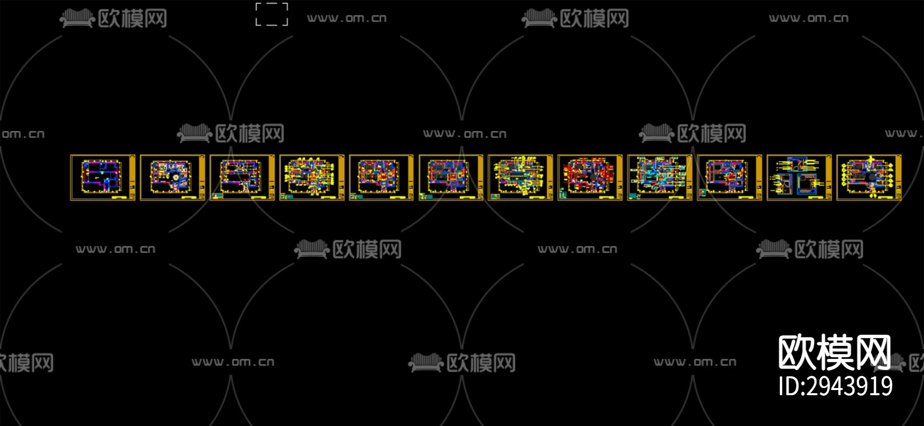 家装cad施工图下载（渲染图3）