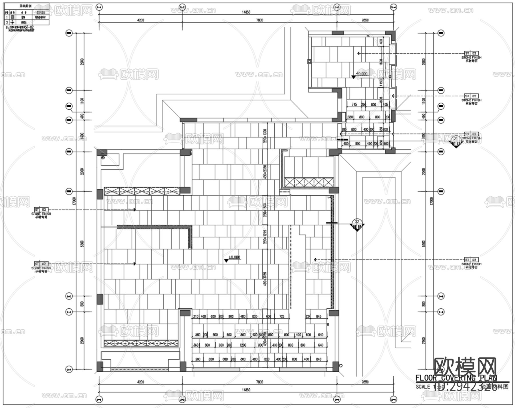 成都合能枫丹铂麓公区大堂cad施工图下载（渲染图4）
