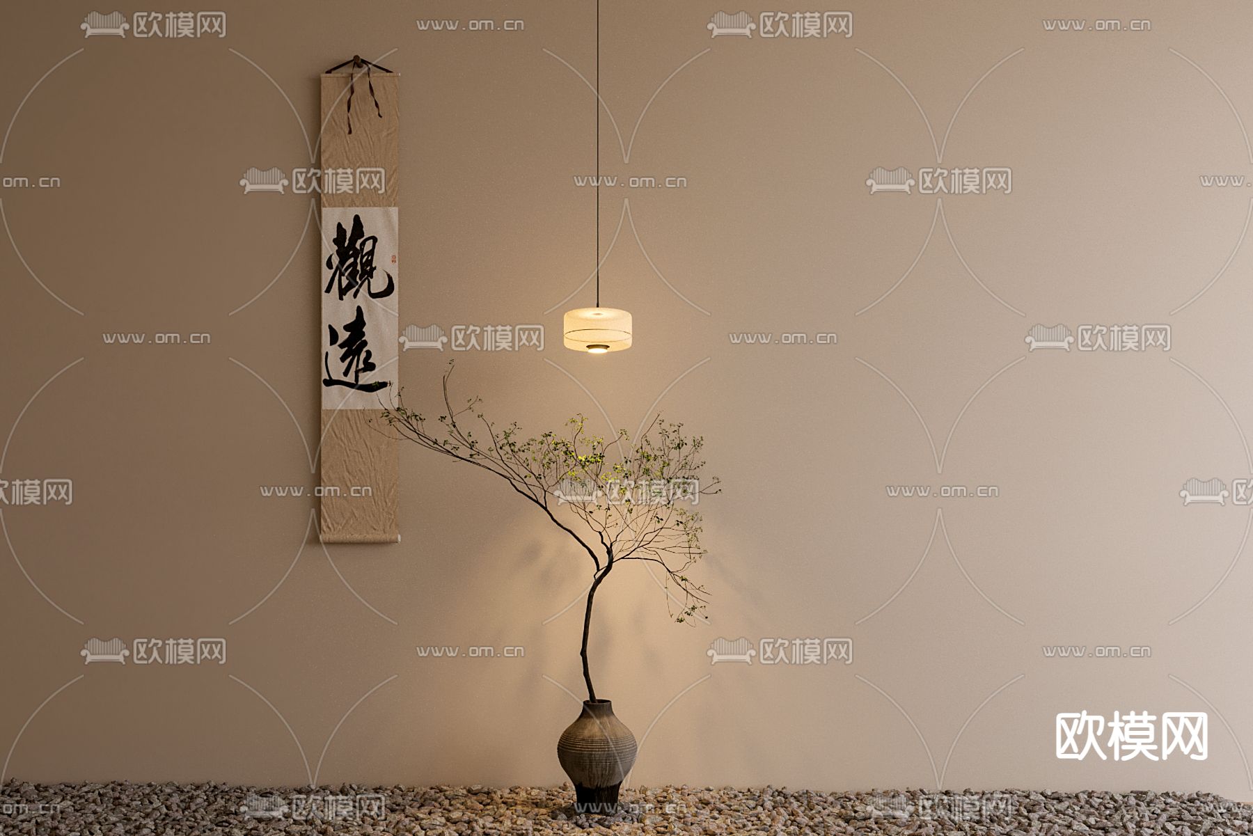 水生植物 水培绿植3d模型下载