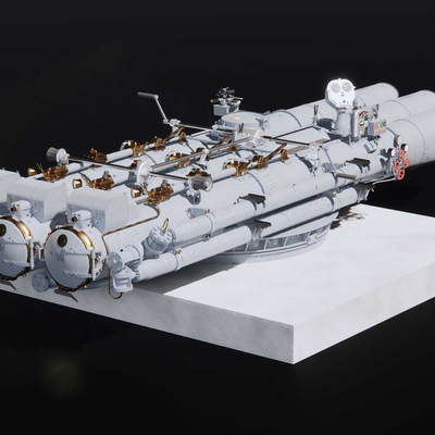  鱼雷发射器su模型 