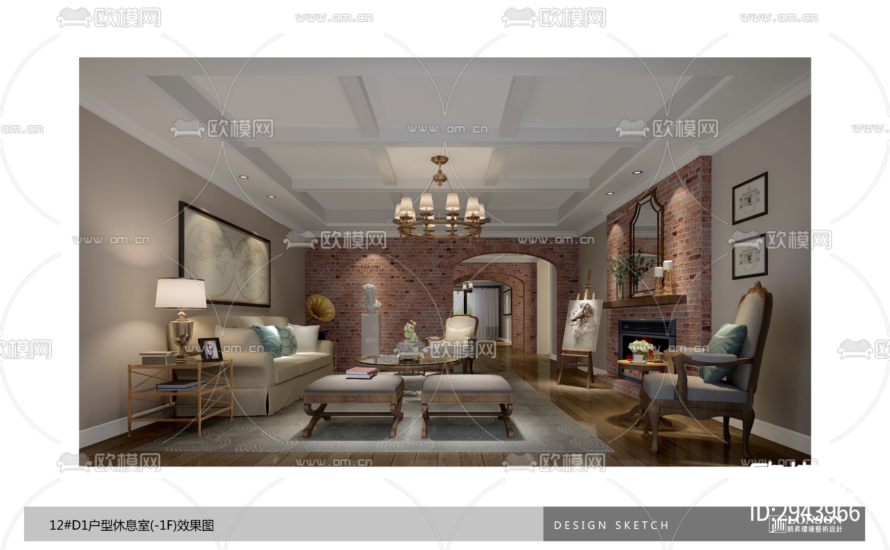 家装cad施工图下载（渲染图1）