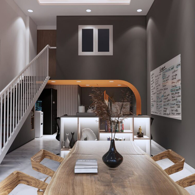  现代单身公寓 复式公寓su模型 